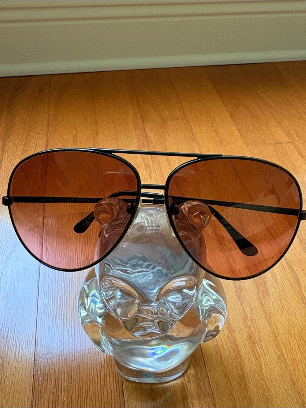 Vintage Serengeti Drivers 5222R Men's Aviator Sunglasses